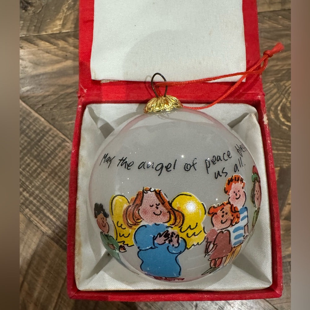 Sally Huss Ornament Collection “May The Angel Of Peace” Christmas Collectible